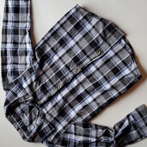 Boy's Long Sleeve Button Up Striped Shirt Size 4T